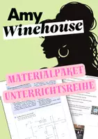 Vorschau - Arbeitsblätter - Materialpaket Amy Winehouse - Deckblatt
