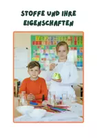 Vorschau - Arbeitsblätter - Materialpaket - Stoffe und ihre Eigenschaften (mit Experimenten) - Deckblatt