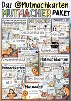 Vorschau - Arbeitsblätter - @Mutmachkarten 🦊 - Materialpaket (Mutmacher, Poster, Karten & mehr) - Deckblatt