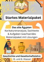 Vorschau - Arbeitsblätter - Altes Ägypten - Deckblatt