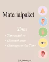 Vorschau - Arbeitsblätter - Materialpaket Sinne - Deckblatt
