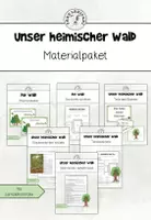 Vorschau - Arbeitsblätter - Materialpaket Der Wald - Deckblatt