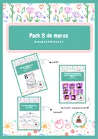 Vista previa - Hojas de trabajo - Paquete de materiales 8 de marzo - Portada