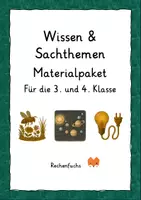 Vorschau - Arbeitsblätter - Lesen: Wissen & Sachthemen - wachsendes Materialpaket - Deckblatt