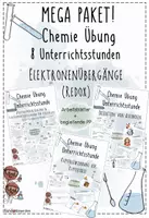 Vorschau - Stundenentwürfe - Redox - Elektronenübergänge | Chemie Übung 10 | 8 fertige Unterrichtsstunden | sofort einsetzbares Materialpaket - Deckblatt