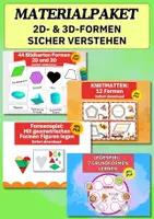 Vorschau - Spiele - Geometrie von Anfang an verstehen – umfassendes Formen-Materialpaket - Deckblatt