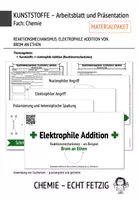 Vorschau - Arbeitsblätter - Materialpaket - Elektrophile Addition von Brom an Ethen - Deckblatt