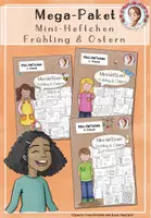 Vorschau - Arbeitsblätter - Mini-Heftchen Frühling & Ostern Klasse 1 bis 3 MEGA PAKET - Deckblatt