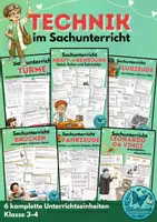 Vorschau - Unterrichtsreihen - Technik im Sachunterricht – Komplettpaket Klasse 3–4 - Deckblatt