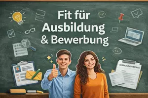 Vorschau - Stundenentwürfe - Bereit für Ausbildung & Bewerbung? 5er Paket! - Deckblatt