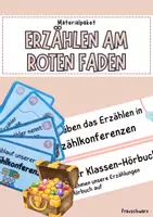 Vorschau - Unterrichtsreihen - Materialpaket Erzählen am roten Faden (Lehrprobe) - Deckblatt