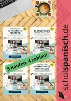 Vorschau - Arbeitsblätter - XL Spanisch Sparpaket: El indefinido (regelmäßige & unregelmäßige Verben) + El imperfecto u.v.m. - Deckblatt
