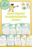 Vorschau - Arbeitsblätter - Materialpaket: Grundschulmathe - Ostern - Deckblatt