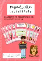 Vorschau - Arbeitsblätter - Mega-Bundle Laufdiktate – 81 Texte, dreifach differenziert (Deutsch Klasse 2, 3) - Deckblatt