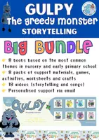 Vista previa - Unidades / Secuencias / Situaciones de Aprendizaje - Gulpy, the greedy monster BIG BUNDLE (Toda la colección) - Portada