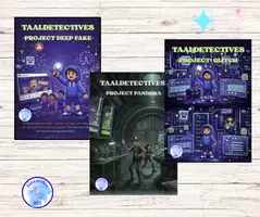 Voorbeeld - PAKKET - Taaldetectives, 3 dossiers (groep 6-7-8) (20% KORTING) - Voorblad