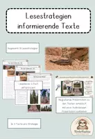 Vorschau - Stundenentwürfe - Materialpaket: Lesestrategien informierende Texte - Deckblatt