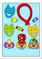Vorschau - Mal- und Bastelvorlagen - Materialpaket Bastelvorlagen Fasching/Karneval - Kunst in der Grundschule - Deckblatt
