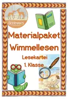 Vorschau - Arbeitsblätter - Materialpaket Wimmellesen - Deckblatt