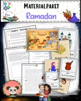 Vorschau - Arbeitsblätter - Großes Materialpaket "Das Ramadanfest" Lesetexte zur Förderung der Lesekompetenz Klasse 1-4 - Deckblatt
