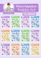Vorschau - Arbeitsblätter - Materialpaket: Sudoku 4x4 "Rund ums Jahr!" - Logisches Denken fördern! - Deckblatt