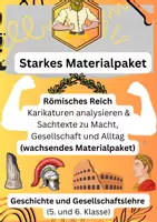Vorschau - Arbeitsblätter - Die Römer - Deckblatt