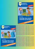 Vorschau - Arbeitsblätter - Materialpaket: Drei- und vierstellige Zahlen bündeln, entbündeln & darstellen - Deckblatt