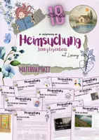 Vorschau - Unterrichtsreihen - XXL Materialpaket: Heimsuchung von Jenny Erpenbeck (11. – 13. Klasse | Oberstufe | Abitur | Deutsch | Roman | Erinnerungsgeschichte | Literatur) - WACHSEND - Deckblatt
