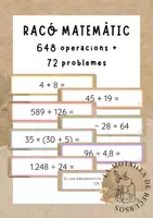 Vista previa - Refuerzo / NEE / Materiales de apoyo - Paquet operacions - RACÓ MATEMÀTIC - Portada