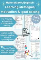 Vorschau - Spiele - Materialpaket: Learning strategies, motivation & goal-setting - Deckblatt