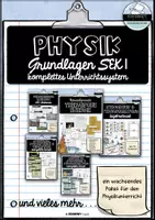 Vorschau - Stundenentwürfe - Physik Grundlagen Sek 1 - Komplettes Unterrichtssystem - Deckblatt