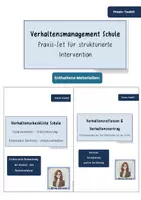 Vorschau - Arbeitsblätter - Materialpaket: Verhaltensmanagement Schule – Komplett-Set zur strukturierten Intervention (Checkliste, Reflexion & Verstärkerplan) - Deckblatt