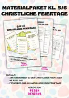 Vorschau - Unterrichtsreihen - Materialpaket Christliche Feiertage (Klasse 5/6) - Deckblatt