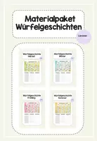 Vorschau - Arbeitsblätter - Würfelgeschichten Materialpaket - Deckblatt