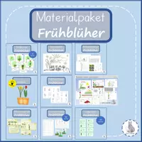 Vorschau - Arbeitsblätter - Materialpaket Frühblüher Tulpe - Deckblatt