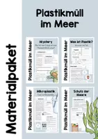 Vorschau - Stundenentwürfe - Plastikmüll im Meer: Materialpaket - Deckblatt