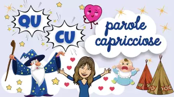 anteprima - Esercizi - CU, QU e le parole capricciose - Pagina di copertina