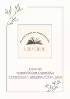 Vorschau - Mal- und Bastelvorlagen - Materialpaket digitaler Rätselraum Oster Rallye (Klasse 2 Wiederholung Deutsch/Mathe) - Deckblatt
