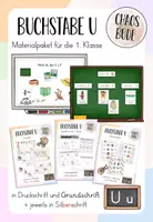 Vorschau - Spiele - Buchstabe U u - Materialpaket für die 1. Klasse - Deckblatt
