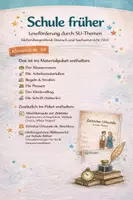 Vorschau - Stundenentwürfe - Materialpaket: Schule früher - fächerübergreifende, differenzierte Lesetexte - Deckblatt