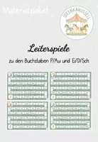 Vorschau - Spiele - Materialpaket Leiterspiele - Deckblatt
