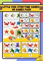 Vista previa - Juegos / Gamificación - Little fish Storytime Hands-On Games Pack - Portada