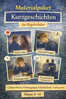 Vorschau - Arbeitsblätter - Materialpaket Kurzgeschichten Klasse 8-10 Regelschüler - Deckblatt
