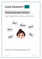 Vorschau - Arbeitsblätter - Materialpaket Artikel DAF/DAZ - Deckblatt