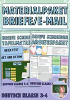 Vorschau - Arbeitsblätter - Materialpaket - Briefe schreiben - Deckblatt