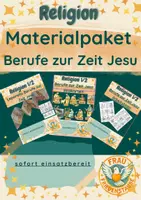 Vorschau - Mal- und Bastelvorlagen - Materialpaket: Berufe zur Zeit Jesu - Deckblatt
