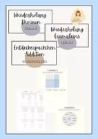 Vorschau - Stundenentwürfe - Gesamtpaket Einmaleins I Division I Entdeckerpäckchen Addition I Fit für Klasse 3 (Wiederholung Klasse 2) - Deckblatt