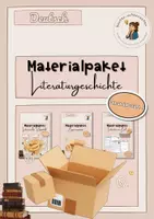 Vorschau - Stundenentwürfe - Literaturepochen Unterrichtsmaterial Sek I – Romantik, Expressionismus & Exilliteratur (Klasse 8–10) - Deckblatt