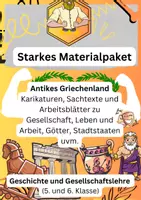 Vorschau - Arbeitsblätter - Antikes Griechenland - Deckblatt