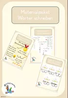 Vorschau - Unterrichtsreihen - Materialpaket Wörter schreiben - Deckblatt